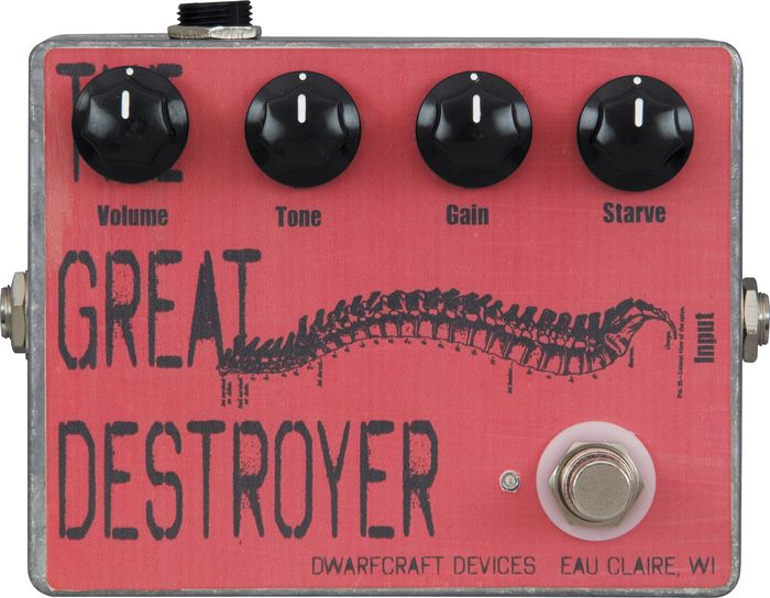 Dwarfcraft The Great Destroyer Distortion Guitar Effects Pedal