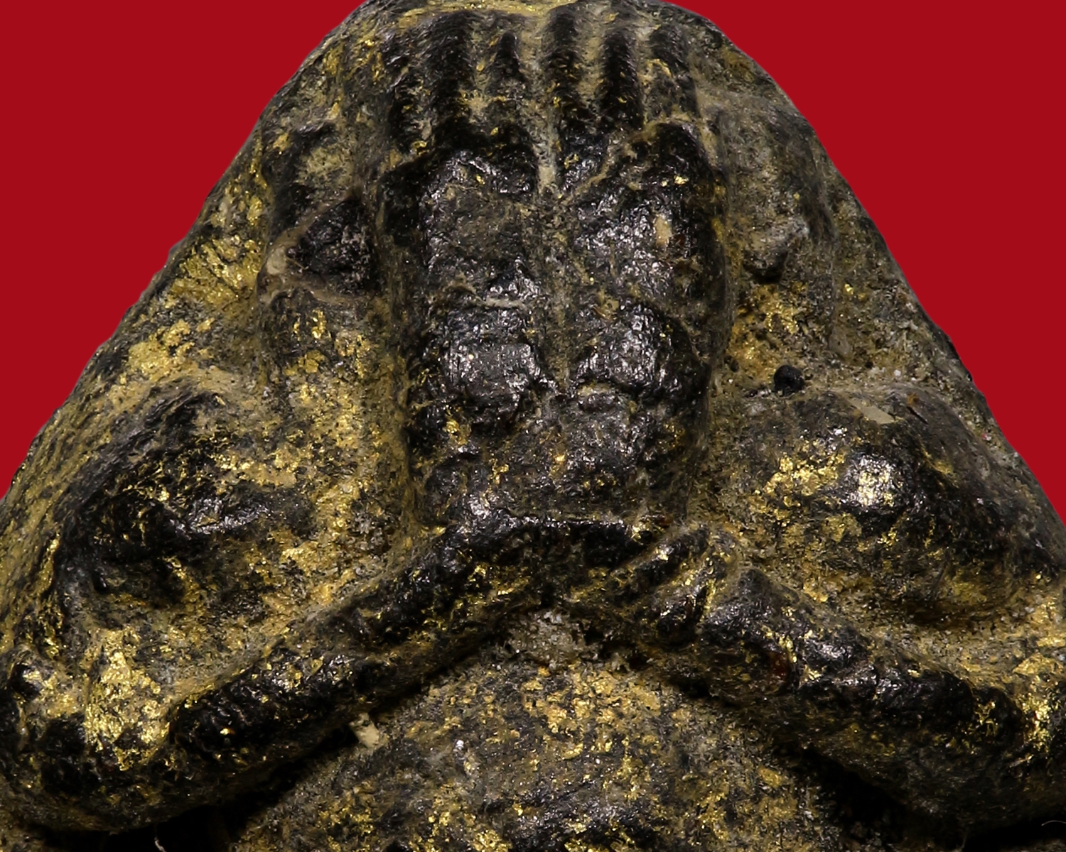 พระปิดตากรมหลวงชุมพร เนื้อผงคลุกรัก หลวงปู่ศุข วัดมะขามเฒ่าปลุกเสก