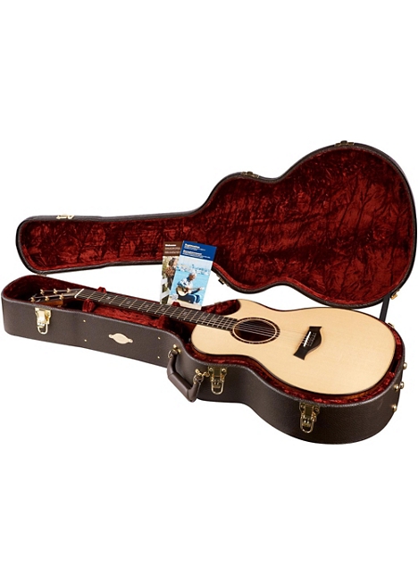 Taylor Limited Edition 514ce Quilted Sapele Grand Auditorium Florentine Cutaway Acoustic-Electric Guitar - Brown Stain