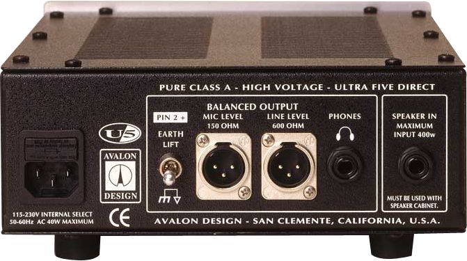 Avalon U5 Direct Box Instrument Preamplifier - 15th Anniversary
