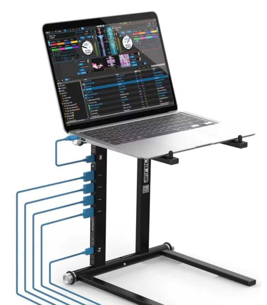 Reloop Stand Hub Laptop Stand w/ USB-C Power Delivery Hub