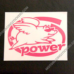 สติ๊กเกอร์ ติดกระจก ติดรถ ลาย หมูบิน Pig Power