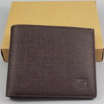 กระเป๋าสตางค์ Guy Laroche ดาร์คช็อคโกแลต ใหม่ แท้