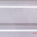 ผิวเสี้ยนไม้ ประตูไฟเบอร์กลาส ขาว