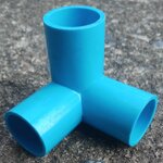 สามทางตั้งฉาก PVC 3/4"