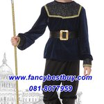 ชุดเจ้าชายแฟนซีเด็ก ชุดกษัตริย์สีน้ำเงินเข้ม หรือชุดพระราชา King มีขนาด M