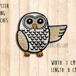 ตัวรีดติดเสื้อน่ารักๆ อาร์มรีดติดเสื้อ รีดติดเสื้อยีนส์ ลาย นกฮูก