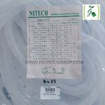 ไส้ไก่พันสายไฟ (KS-15 NITECH สีขาว) เบอร์ 15 ยาว 10 เมตร/แพ็ค