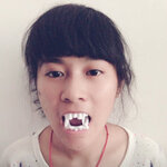 เขี้ยวผี สำหรับประกอบชุดแดร๊กคูล่า สำหรับวันฮาโลวีน (ขายคู่กับชุดแฟนซี)