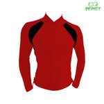 bike shirt สีแดง-ดำ