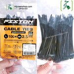 เคเบิ้ลไทร์สีดำ Fixton (Cable Ties ) ขนาด 2.5x100/100ชิ้น