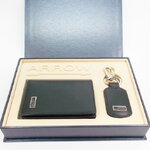 กระเป๋านามบัตร+พวงกุญแจ ARROW USA-1851 ดำ ใหม่ แท้