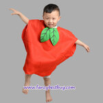ชุดแอปเปิ้ลสำหรับใส่เป็นชุดแฟนซีผลไม้สำหรับเด็ก Apple Costume ขนาดฟรีไซด์ ชุดยาว 50 ซม.