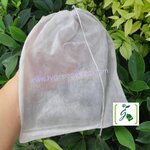 ถุงผ้าสำหรับห่อผลไม้ป้องกันแมลง 8x10 นิ้ว หนา 20 แกรม 300 ใบ