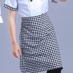 ชุดพ่อครัว ชุดแม่ครัว ชุดเชฟ ชุดChef แขนสั้นสีขาว ใช้งานได้จริง ใช้ได้ทั้งเด็กชายและเด็กหญิง (เสื้อสีขาว+หมวก+ผ้ากันเปื้อน ) มีขนาดสำหรับ 90-150 ซม.