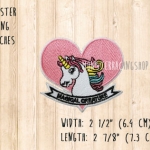 ตัวรีดติดเสื้อน่ารักๆ อาร์มรีดติดเสื้อ ลายการ์ตูน ม้ายูนิคอร์น สติ๊กเกอร์รีดติดเสื้อ