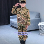 ชุดอาชีพในฝัน ชุดทหารพราน ใส่ได้ทั้งชายและหญิง Boy and Girl Soldier ขนาด M 120-130, L 130-145