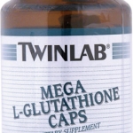 60เม็ด Twinlab Mega L-Glutathione Caps -- 250 mg