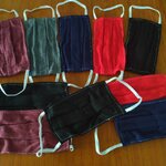 ผ้าปิดจมูกแบบหนา คละสี 10 ชิ้น/แพ็ค