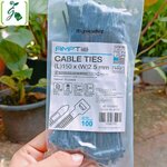 เคเบิ้ลไทร์สีดำ AMPTIE (Cable Ties ) ขนาด 2.5x150/100ชิ้น / ห่อ