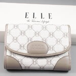 กระเป๋าสตางค์ ELLE เบจ ใหม่ แท้