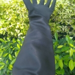 ถุงมือยางแบบหนา 25 นิ้ว ทนเคมี ไทเกอร์ 1 คู่