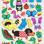 สติ๊กเกอร์ติดสนุก สติ๊กเกอร์สำหรับเด็ก สติ๊กเกอร์เสริมพัฒนาการและการเรียนรู้ของเด็ก สติ๊กเกอร์ลายสัตว์