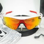 OAKLEY CUSTOM RADARLOCK PATH Polished White with Fire Iridium