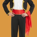 ชุดประจำชาติสเปน ชุดแฟนซีมาทาดอร์ Matador ชุดนานาชาติสเปน (ไม่รวมเสื้อสีขาวด้านใน) ฟรีไซด์ สำหรับสูง 170-180 ซม