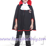 ชุดแฟนซีเด็กแดร๊กคูล่า แวมไพร์ สำหรับวันฮาโลวีน มีขนาด S, M (รุ่นนี้มีฟันปลอมให้ แต่ไม่รวมกางเกง) สำเนา