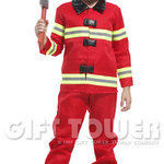 ชุดอาชีพ ชุดดับเพลิง ชุดแฟนซีนักดับเพลิงเด็ก Fireman ใส่ได้ทั้งเด็กชายหญิง ขนาด S, L, XL (อุปกรณ์ดับเพลิง ซื้อเพิ่มได้)