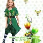 ชุดประจำชาติไอซ์แลนด์ สาวน้อยไอริช ชุดแฟนซีนานาชาติของไอซ์แลนด์ M(120-130) รวมหมวก+เข็มชุด+ถุงเท้า