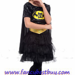 ชุดแบทเกิร์ล แบบที่ 2 Super Bat Girl ขนาด M, L (ผ้าเป็นแบบเงา หากสะท้อนแล้ว จะเป็นผ้าเหลือมๆ)