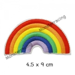 ตัวรีดเรนโบว์ Rainbow ตัวรีดติดเสื้อน่ารักๆ อาร์มรีดติดเสื้อ ลายการ์ตูน สติ๊กเกอร์รีดติดเสื้อ สีรุ้ง