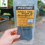 เคเบิ้ลไทร์สีดำ Fixton (Cable Ties ) ขนาด 2.5x150/100ชิ้น