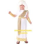 ชุดโพเซดอน ชุดแฟนซีเด็ก ชุดเทพเจ้ากรีก Poseidon Gold of Sea (ไม่รวมวิกผม+เครา) ขนาด XS 95-110, S 110-125, M 125-140, L 140-150