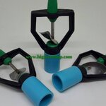 หัวสปริงเกลอร์ใบพัดสแตนเลสชนิดสวมท่อ PVC 4หุน