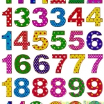 สติ๊กเกอร์ติดสนุก สติ๊กเกอร์สำหรับเด็ก สติ๊กเกอร์เสริมพัฒนาการและการเรียนรู้ของเด็ก สติ๊กเกอร์ลาย ตัวเลข 0-9