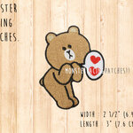 ตัวรีดติดเสื้อน่ารักๆ อาร์มรีดติดเสื้อ ลายการ์ตูน รีดติดเสื้อยีนส์ หมี