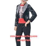 ชุดฮาโลวีน ชุดผี ชุดแฟนซีเด็ก ผีโครงกระดูก สำหรับวันฮาโลวีน Skeleton มีขนาด M 110-120, L 120-130, XL 130-145