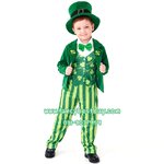 ชุดประจำชาติไอร์แลนด์ หนุ่มน้อยไอริช ชุดแฟนซีนานาชาติของไอซ์แลนด์ XS 95-110, S 110-125, M125-140, L140-150