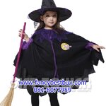 ชุดแฟนซีฮาโลวีน ชุดแม่มดน้อยสำหรับงานแฟนซี วันฮาโลวีน Little Witch ขนาด S, M