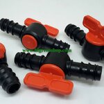 วาวล์เปิดปิดขนาด 16 มม. สองด้าน