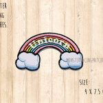 ตัวรีดติดเสื้อน่ารักๆ ตัวรีดเรนโบว์ Rainbow อาร์มรีดติดเสื้อ ลายการ์ตูน สติ๊กเกอร์รีดติดเสื้อ สีรุ้ง รุ้งกินน้ำ