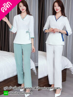 ชุดฟอร์มพนักงาน ++คลิกดูรายละเอียดด้านใน ชุดพนักงานสปา ชุดพนักงานนวด ชุดพนักงานคลีนิก เสื้อพนักงานโรงแรม ยูนิฟอร์ม เสื้อพนักงานต้อนรับ เสื้อฟอร์มพนักงาน