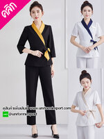 ชุดทำงานผู้หญิง ++คลิกภาพดูรายละเอียดด้านใน ชุดสูทผู้หญิง เสื้อสูทผู้หญิง แฟชั่นทำงานผู้หญิง ชุดทำงานออฟฟิศ ชุดพนักงานต้อนรับ ชุดพนักงานโรงแรม