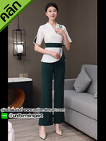 ชุดฟอร์มพนักงาน ++คลิกภาพดูรายละเอียดด้านใน ชุดสปา ชุดนวด ชุดร้านสปา ชุดพนักงานสปา ชุดพนักงานนวด ชุดฟอร์มพนักงาน