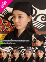 หมวกเชฟ หมวกเชฟญี่ปุ่น ++คลิกภาพดูรายละเอียดด้านใน หมวกพ่อครัว หมวกพนักงานร้านซูชิ หมวกพนักงานร้านอาหารญี่ปุ่น