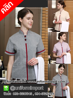 เสื้อพนักงานทำความสะอาด ++คลิกภาพดูรายละเอียดด้านใน เสื้อแม่บ้าน เสื้อเมด เสื้อพนักงานโรงแรม เสื้อแม่บ้านโรงแรม เสื้อแม่บ้านรีสอร์ท เครื่องแบบแม่บ้าน เครื่องแบบพนักงานทำความสะอาด