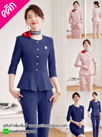 ชุดฟอร์มพนักงาน ++คลิกภาพดูรายละเอียดด้านใน ชุดเดรสผู้หญิง ชุดทำงานผู้หญิง ชุดแอร์โฮสเตส ชุดพนักงานต้อนรับ ชุดยูนิฟอร์ม ชุดฟอร์มพนักงานไนท์คลับ